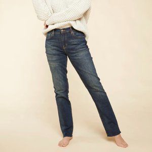 OLIVER LOGAN✨Crosby NWT Relaxed taper High rise 34 ralph raw hem